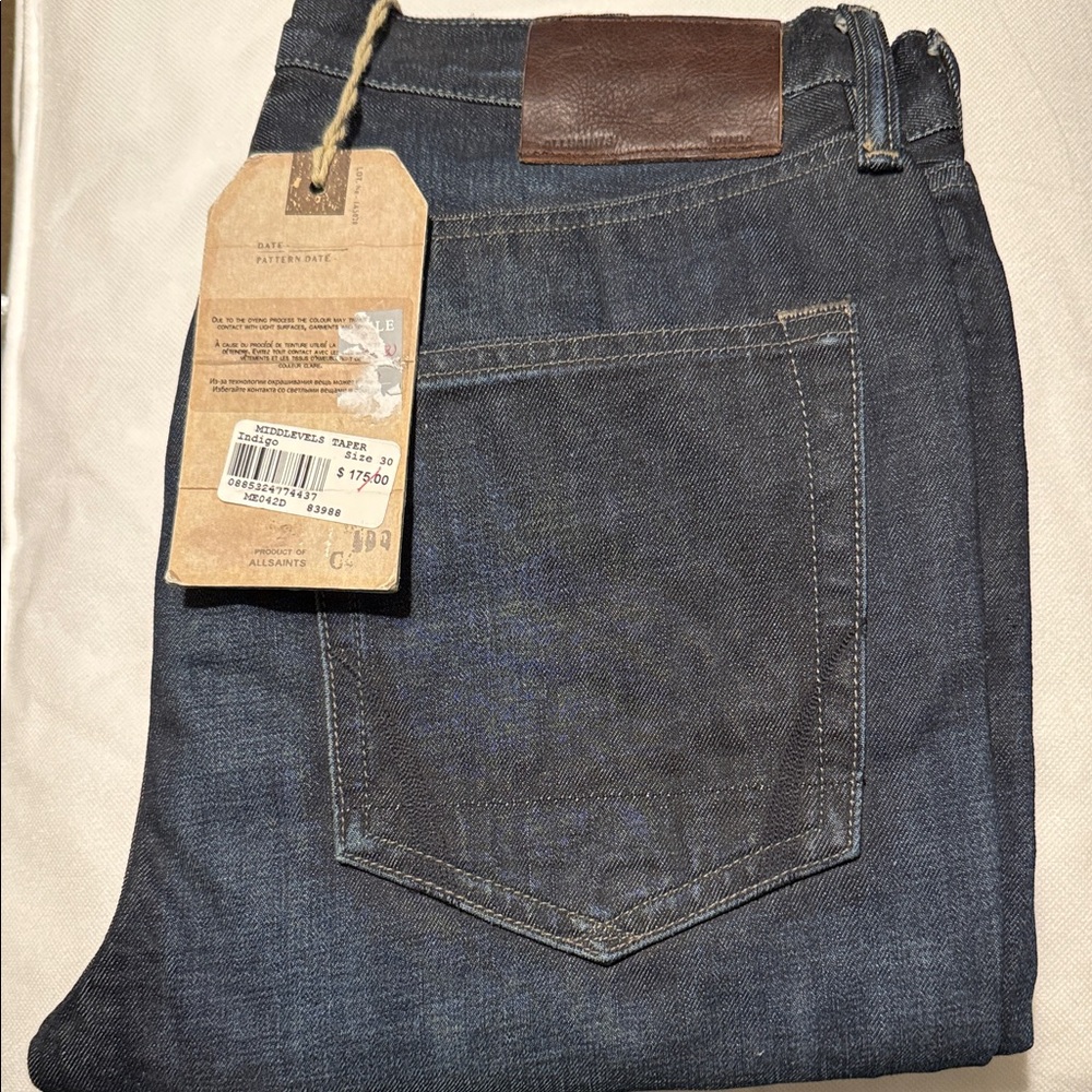 All Saints Dark Indigo Jeans